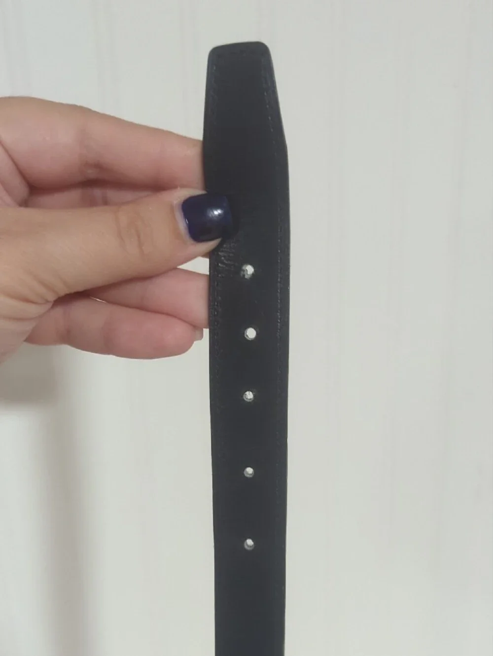Hermes Black Leather Women's Belt